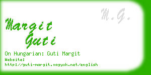 margit guti business card
